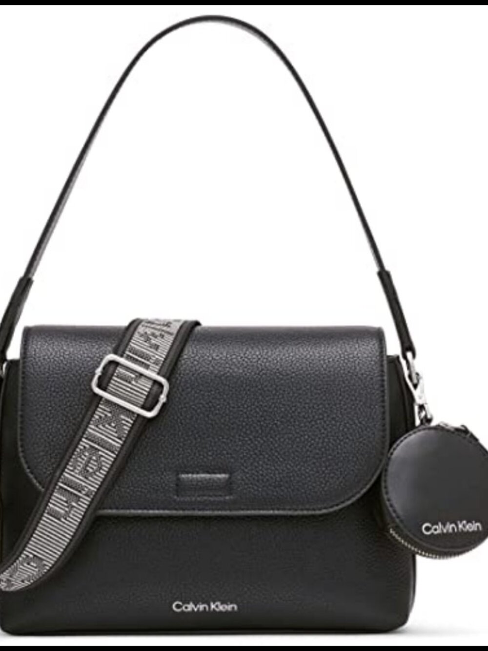 Calvin Klein Millie 2 in 1 Vegan Leather Crossbody Satchel with Coin Purse